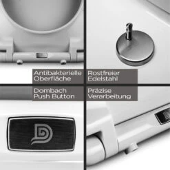 Aliano Toilettendeckel D-Form Absenkautomatik Antibakteriell -Haushaltsgeräte Geschäft 10036246 de 0005 logo