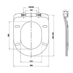 Aliano Toilettendeckel D-Form Absenkautomatik Antibakteriell -Haushaltsgeräte Geschäft 10036246 yy 0008 logo