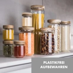 Glaswerk Cassia Gewürzgläser 6 St. 130 Ml Borosilikatglas Holzdeckel Luftdicht -Haushaltsgeräte Geschäft 10036357 de 0003 logo