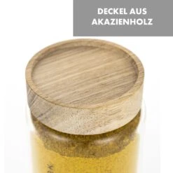 Glaswerk Cassia Gewürzgläser 6 St. 130 Ml Borosilikatglas Holzdeckel Luftdicht -Haushaltsgeräte Geschäft 10036357 de 0006 logo