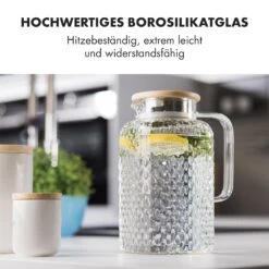 Glaswerk Livenza Wasserkrug 1,5 Liter Borosilikatglas Edelstahlsieb Deckel 8 Glaswerk Livenza Wasserkrug 1,5 Liter Borosilikatglas Edelstahlsieb Deckel -Haushaltsgeräte Geschäft 10036358 de 0003 logo