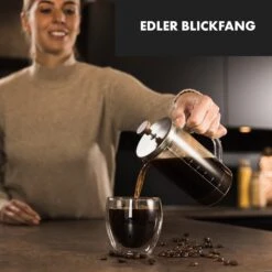 Glaswerk Ristretto French Press 0,35 Liter Borosilikatglas Edelstahl Walnussholz -Haushaltsgeräte Geschäft 10036360 de 0004 logo