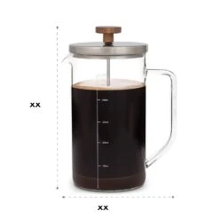 Glaswerk Ristretto French Press 0,35 Liter Borosilikatglas Edelstahl Walnussholz -Haushaltsgeräte Geschäft 10036360 yy 0008 logo