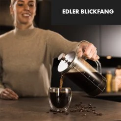 Glaswerk Ristretto French Press 1 Liter Borosilikatglas Edelstahl Walnussholz -Haushaltsgeräte Geschäft 10036368 de 0004 logo