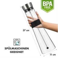 Sile Karaffe 1,6 Liter Borosilikatglas Fruchtspieß Mit Stopper -Haushaltsgeräte Geschäft 10036369 de 0007 logo