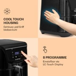 AeroVital Deluxe Heißluftfritteuse 1700W 5,4 Liter Edelstahl -Haushaltsgeräte Geschäft 10036476 de 0004 logo