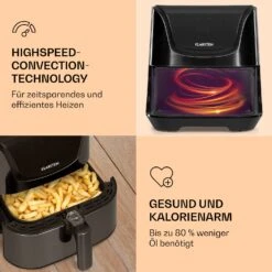 AeroVital Deluxe Heißluftfritteuse 1700W 5,4 Liter Edelstahl -Haushaltsgeräte Geschäft 10036476 de 0005 logo