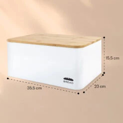 Oklahoma Brotkasten Metall 35,5x15,5x23 Cm Bambus-Deckel Schneidebrett 9 Oklahoma Brotkasten Metall 35,5x15,5x23 Cm Bambus-Deckel Schneidebrett -Haushaltsgeräte Geschäft 10037444 yy 0005 logo