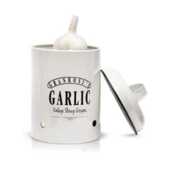 Montana Knoblauchtopf Emaille-Stahlblech 12 X 18 Cm (ØxH) Rostfrei -Haushaltsgeräte Geschäft 10037445 yy 0003 logo