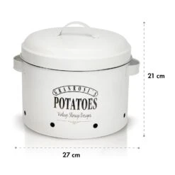 Idaho Kartoffeltopf Emaille-Stahlblech Ca. 27 X 21 X 23,5 Cm Rostfrei 11 Idaho Kartoffeltopf Emaille-Stahlblech Ca. 27 X 21 X 23,5 Cm Rostfrei -Haushaltsgeräte Geschäft 10037449 yy 0006 logo