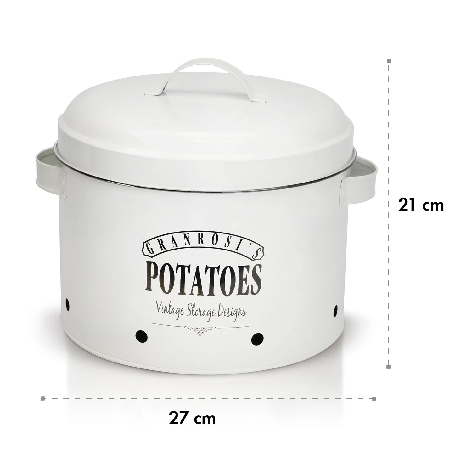 Idaho Kartoffeltopf Emaille-Stahlblech Ca. 27 X 21 X 23,5 Cm Rostfrei 6 Idaho Kartoffeltopf Emaille-Stahlblech Ca. 27 X 21 X 23,5 Cm Rostfrei – Bild 6