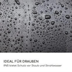 Heat Guru Tri-Mini Standheizstrahler 600W 2 Heizstufen IP65 Schwingfunktion Schwarz -Haushaltsgeräte Geschäft 10037728 de 0005 logo