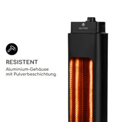 Heat Guru Tri-Mini Standheizstrahler 600W 2 Heizstufen IP65 Schwingfunktion Schwarz -Haushaltsgeräte Geschäft 10037728 de 0008 logo