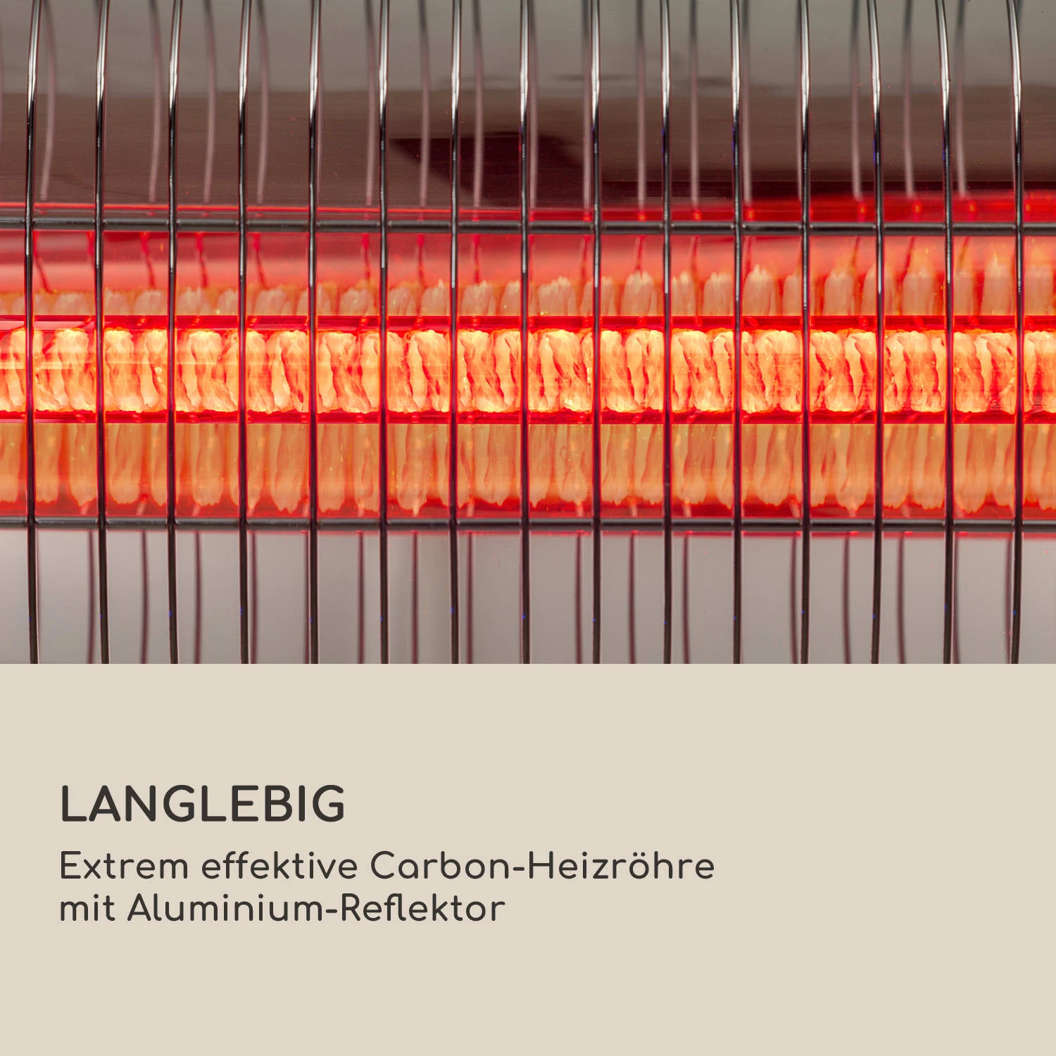 Dark Wave Stand Infrarot-Heizstrahler 2000W Goldbeschichtete Carbonröhre IP65 Standfuß 7 Dark Wave Stand Infrarot-Heizstrahler 2000W Goldbeschichtete Carbonröhre IP65 Standfuß – Bild 7