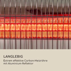 Dark Wave Infrarot-Heizstrahler 2000W Goldbeschichtete Carbonröhre IP65 Aluminium 17 Dark Wave Infrarot-Heizstrahler 2000W Goldbeschichtete Carbonröhre IP65 Aluminium -Haushaltsgeräte Geschäft 10037730 de 0007 logo