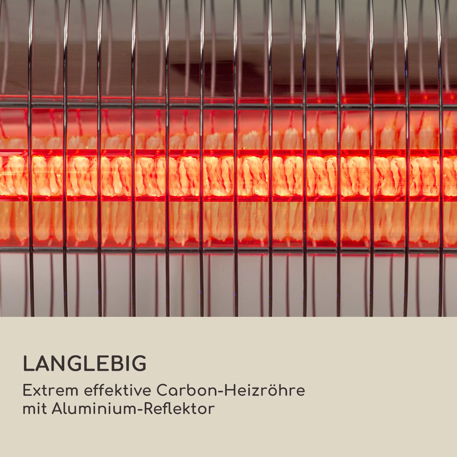 Dark Wave Infrarot-Heizstrahler 2000W Goldbeschichtete Carbonröhre IP65 Aluminium 7 Dark Wave Infrarot-Heizstrahler 2000W Goldbeschichtete Carbonröhre IP65 Aluminium – Bild 7