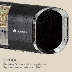 Dark Wave Infrarot-Heizstrahler 2000W Goldbeschichtete Carbonröhre IP65 Aluminium 19 Dark Wave Infrarot-Heizstrahler 2000W Goldbeschichtete Carbonröhre IP65 Aluminium -Haushaltsgeräte Geschäft 10037730 de 0009 logo