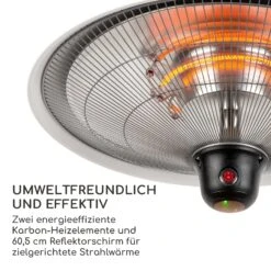 Heizsporn Deckenheizstrahler 60,5 Cm (Ø) LED-Lampe Fernbedienung -Haushaltsgeräte Geschäft 10037732 de 0005 logo