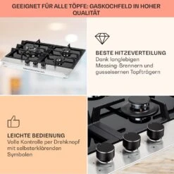 Alchemist 3 Gaskochfeld 3-flammig Aluminium-Brenner Glaskeramik 12 Alchemist 3 Gaskochfeld 3-flammig Aluminium-Brenner Glaskeramik -Haushaltsgeräte Geschäft 10037804 de 0004 usp