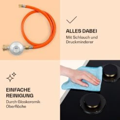 Goldflame Domino 4 Prime Gaskochfeld 4-flammig Messing-Brenner Glaskeramik 12 Goldflame Domino 4 Prime Gaskochfeld 4-flammig Messing-Brenner Glaskeramik -Haushaltsgeräte Geschäft 10037807 de 0006 logo