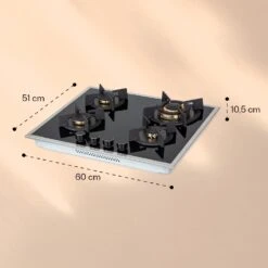 Goldflame Domino 4 Prime Gaskochfeld 4-flammig Messing-Brenner Glaskeramik 13 Goldflame Domino 4 Prime Gaskochfeld 4-flammig Messing-Brenner Glaskeramik -Haushaltsgeräte Geschäft 10037807 yy 0007 logo