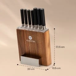 Kitano 8tlg. Messer-Set Mit Block 7 Messer Stahl Edler Holzblock 11 Kitano 8tlg. Messer-Set Mit Block 7 Messer Stahl Edler Holzblock -Haushaltsgeräte Geschäft 10037814 yy 0006 logo
