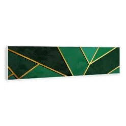 Wonderwall Air Art Smart Infrarotheizung Grüne Linie 120x30cm 350W