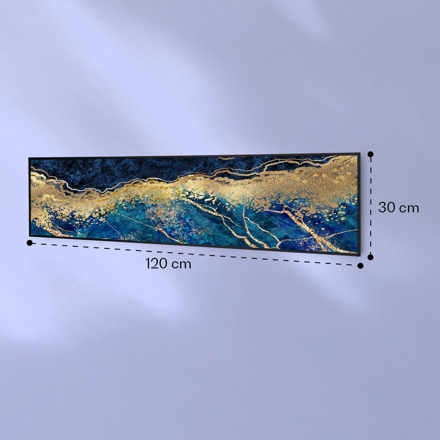 Wonderwall Air Art Smart Infrarotheizung Blauer Marmor 120x30cm 350W 7 Wonderwall Air Art Smart Infrarotheizung Blauer Marmor 120x30cm 350W – Bild 7