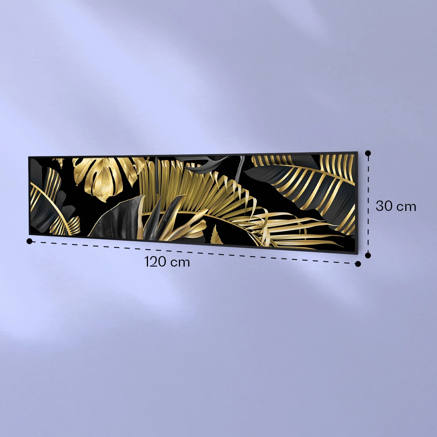 Wonderwall Air Art Smart Infrarotheizung Schwarze Blume 120x30cm 350W 7 Wonderwall Air Art Smart Infrarotheizung Schwarze Blume 120x30cm 350W – Bild 7