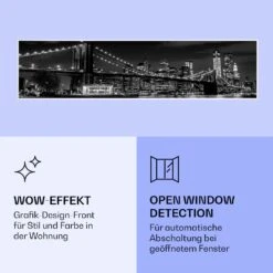 Wonderwall Air Art Smart Infrarotheizung Brücke 120x30cm 350W -Haushaltsgeräte Geschäft 10037854 de 0006 logo