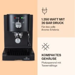 Passionata 20 Espressomaschine 20 Bar 6 Tassen 1,25 Liter Milchschaum -Haushaltsgeräte Geschäft 10037855 de 0003 logo