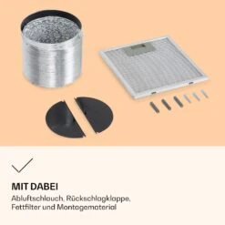 Barella Dunstabzugshaube 35,5 X 93,5 X 43 Cm Umluft 557 M³/h LED Aktivkohlefilter -Haushaltsgeräte Geschäft 10037864 de 0005 logo