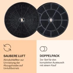 Americana Purista Aktivkohlefilter 2er-Set Zubehör Ersatz 18 X 2 Cm (ØxH) -Haushaltsgeräte Geschäft 10037867 de 0003 logo