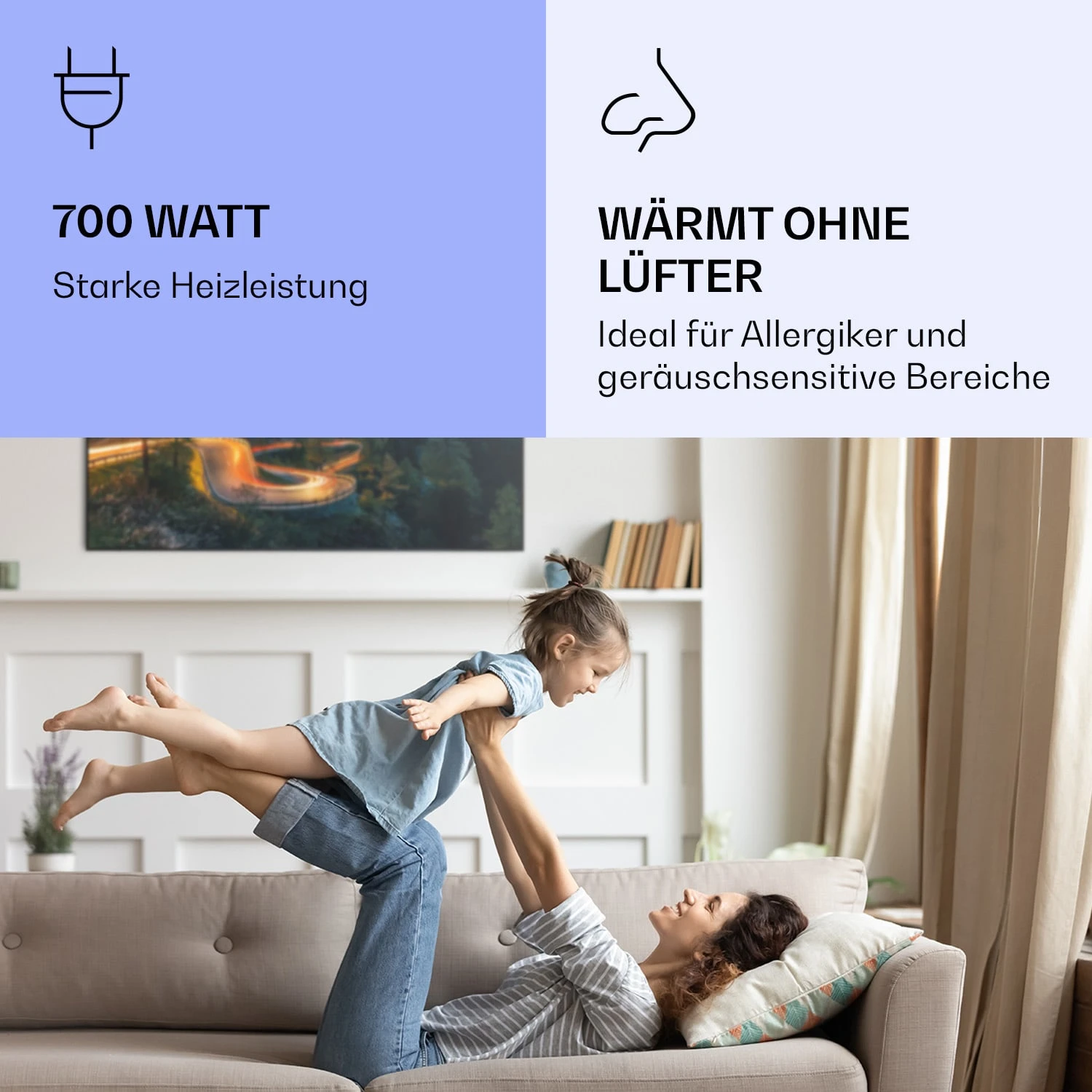 Wonderwall Air Art Smart Infrarotheizung Bergstraße 120x60cm 700W 5 Wonderwall Air Art Smart Infrarotheizung Bergstraße 120x60cm 700W – Bild 5