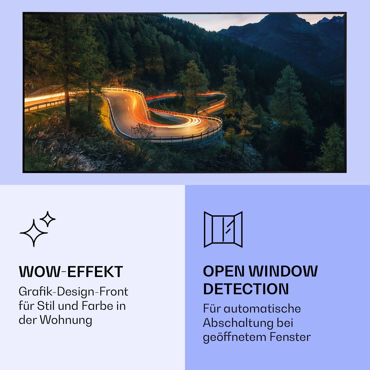 Wonderwall Air Art Smart Infrarotheizung Bergstraße 120x60cm 700W 6 Wonderwall Air Art Smart Infrarotheizung Bergstraße 120x60cm 700W – Bild 6