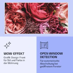 Wonderwall Air Art Smart Infrarotheizung Blume 120x60cm 700W -Haushaltsgeräte Geschäft 10037914 de 0006 logo
