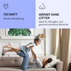 Wonderwall Air Art Smart Infrarotheizung Grünes Blatt 120x60cm 700W -Haushaltsgeräte Geschäft 10037915 de 0005 logo