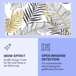 Wonderwall Air Art Smart Infrarotheizung Blatt 120x60cm 700W -Haushaltsgeräte Geschäft 10037918 de 0006 logo