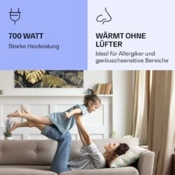 Wonderwall Air Art Smart Infrarotheizung Schwarzes Blatt 120x60cm 700W -Haushaltsgeräte Geschäft 10037922 de 0005 logo