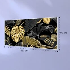 Wonderwall Air Art Smart Infrarotheizung Schwarzes Blatt 120x60cm 700W -Haushaltsgeräte Geschäft 10037922 yy 0007 logo