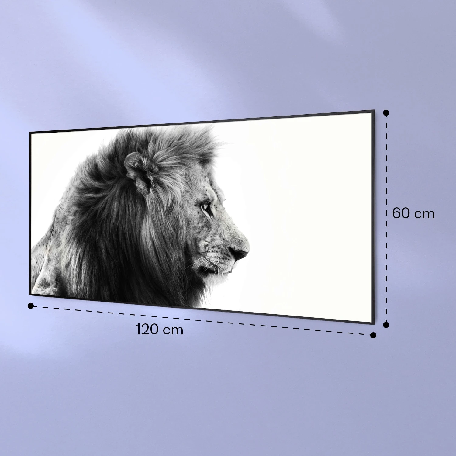 Wonderwall Air Art Smart Infrarotheizung Löwe 60x120cm 700W 7 Wonderwall Air Art Smart Infrarotheizung Löwe 60x120cm 700W – Bild 7