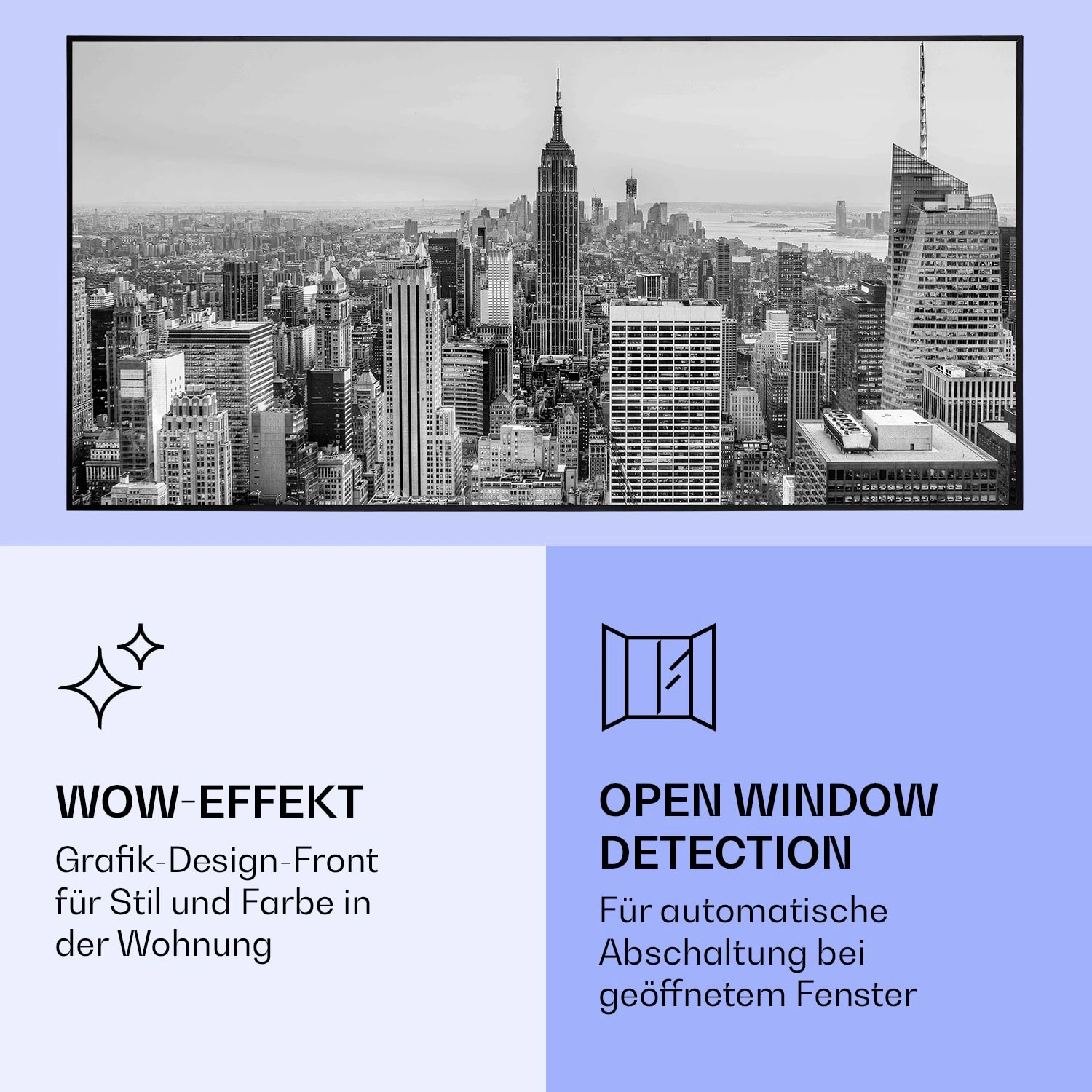 Wonderwall Air Art Smart Infrarotheizung New York City 120x60cm 700W 6 Wonderwall Air Art Smart Infrarotheizung New York City 120x60cm 700W – Bild 6
