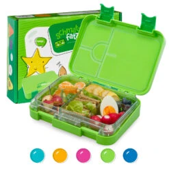 Schmatzfatz Junior Lunchbox 6 Fächer 21,3 X 15 X 4,5 Cm (BxHxT)