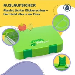 Schmatzfatz Junior Lunchbox 6 Fächer 21,3 X 15 X 4,5 Cm (BxHxT) -Haushaltsgeräte Geschäft 10037941 de 0003 usp