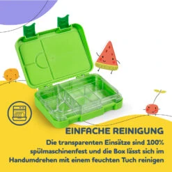Schmatzfatz Junior Lunchbox 6 Fächer 21,3 X 15 X 4,5 Cm (BxHxT) -Haushaltsgeräte Geschäft 10037941 de 0005 usp