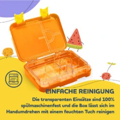 Schmatzfatz Junior Lunchbox 6 Fächer 21,3 X 15 X 4,5 Cm (BxHxT) -Haushaltsgeräte Geschäft 10037943 de 0005 usp