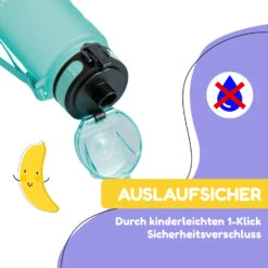 Schmatzfatz Trinkflasche Sportflasche 350 Ml 18 Cm Tritan -Haushaltsgeräte Geschäft 10037958 de 0003 usp