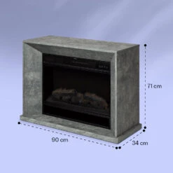 Crater Lake Elektrokamin 1900 W LED-Technik Fernbedienung -Haushaltsgeräte Geschäft 10037982 yy 0007 logo