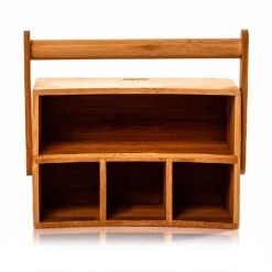 Schreibtischorganizer Tragegriff 4 Fächer 22,5x12x17cm Bambus 8 Schreibtischorganizer Tragegriff 4 Fächer 22,5x12x17cm Bambus -Haushaltsgeräte Geschäft 10038011 yy 0003 logo