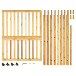 Garderobe Kleiderständer 4 Rollen 2 Ablagen 60x162x42,5 Cm 100% Bambus 9 Garderobe Kleiderständer 4 Rollen 2 Ablagen 60x162x42,5 Cm 100% Bambus -Haushaltsgeräte Geschäft 10038014 yy 0003 logo